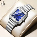 SHENGKE Fashion Square Women Quartz Watch Classic Design Stainless Steel Ladies Wrist Watches Ready to Ship Wristwatches