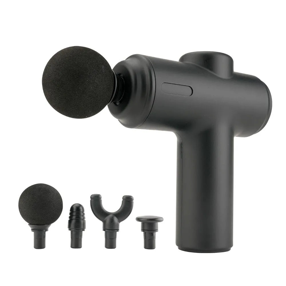 Factory Price Mini Muscle Massage Gun 1200mah 4 Massage Heads Brush Motor Portable Full Body Massage Machine for Relaxation Gun