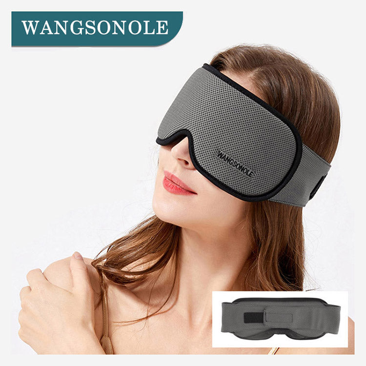 Custom Logo 3D Sleep Mask New Design Travel Eye Mask Soft Memory Foam 3D Contoured Cup Washable Breathable Eye Care