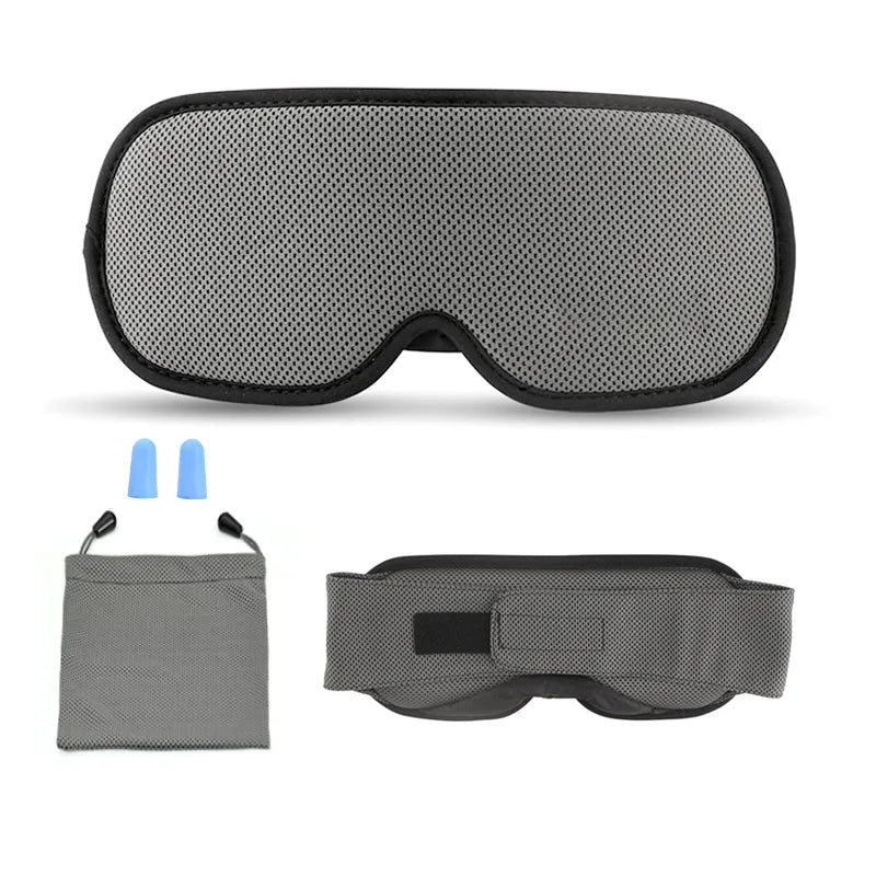 Custom Logo 3D Sleep Mask New Design Travel Eye Mask Soft Memory Foam 3D Contoured Cup Washable Breathable Eye Care