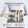 Portable Heating Pad for Back Pain Relief, Cordless Lower Back Massager Heated Back Brace Father's Day Gifts, for Dad Mom