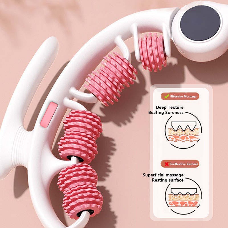 GORDON Cellulite Roller Leg Massager Handheld Manual Detachable TPR Calf Massage Roller Free Sample Lymphatic Drainage Massager