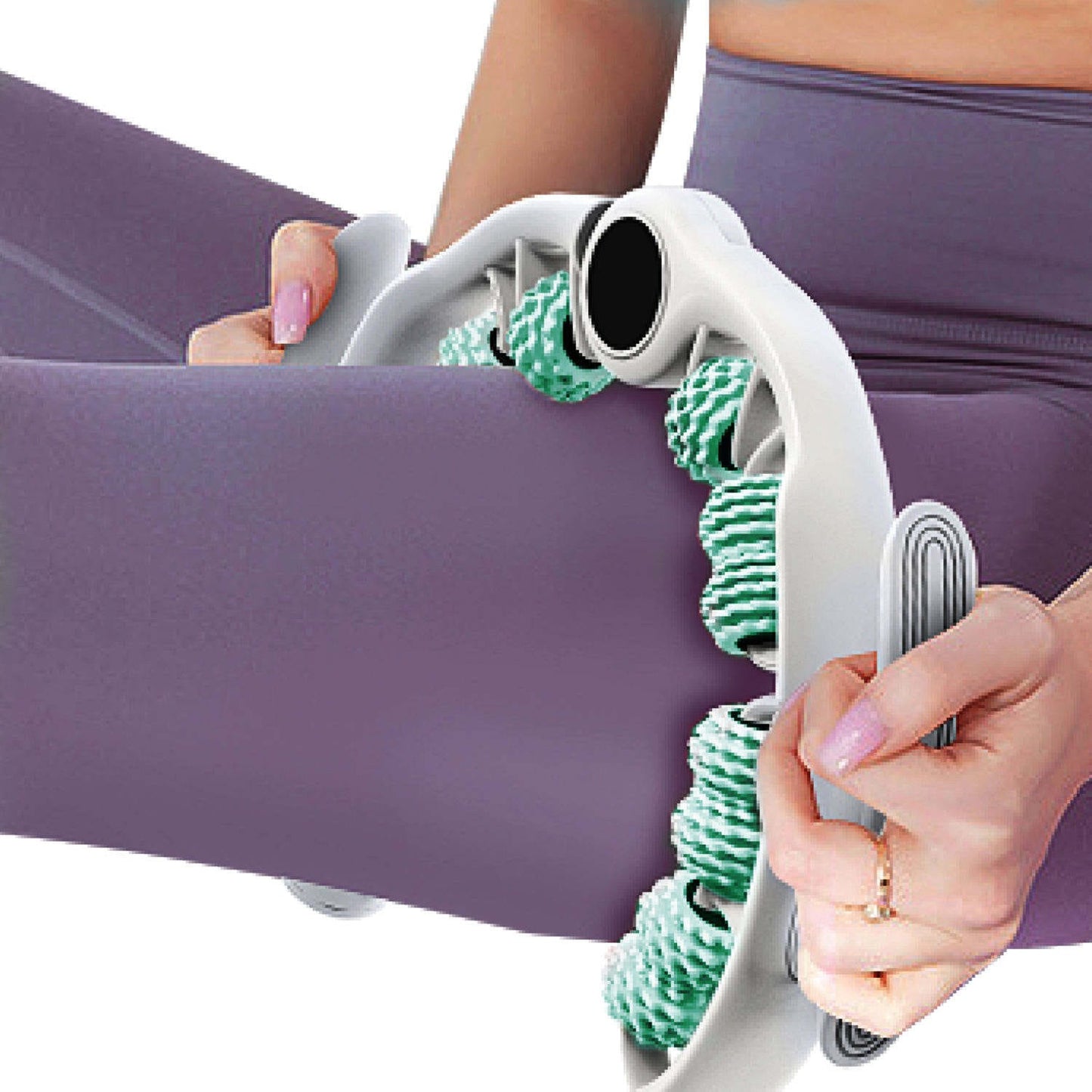 GORDON Cellulite Roller Leg Massager Handheld Manual Detachable TPR Calf Massage Roller Free Sample Lymphatic Drainage Massager