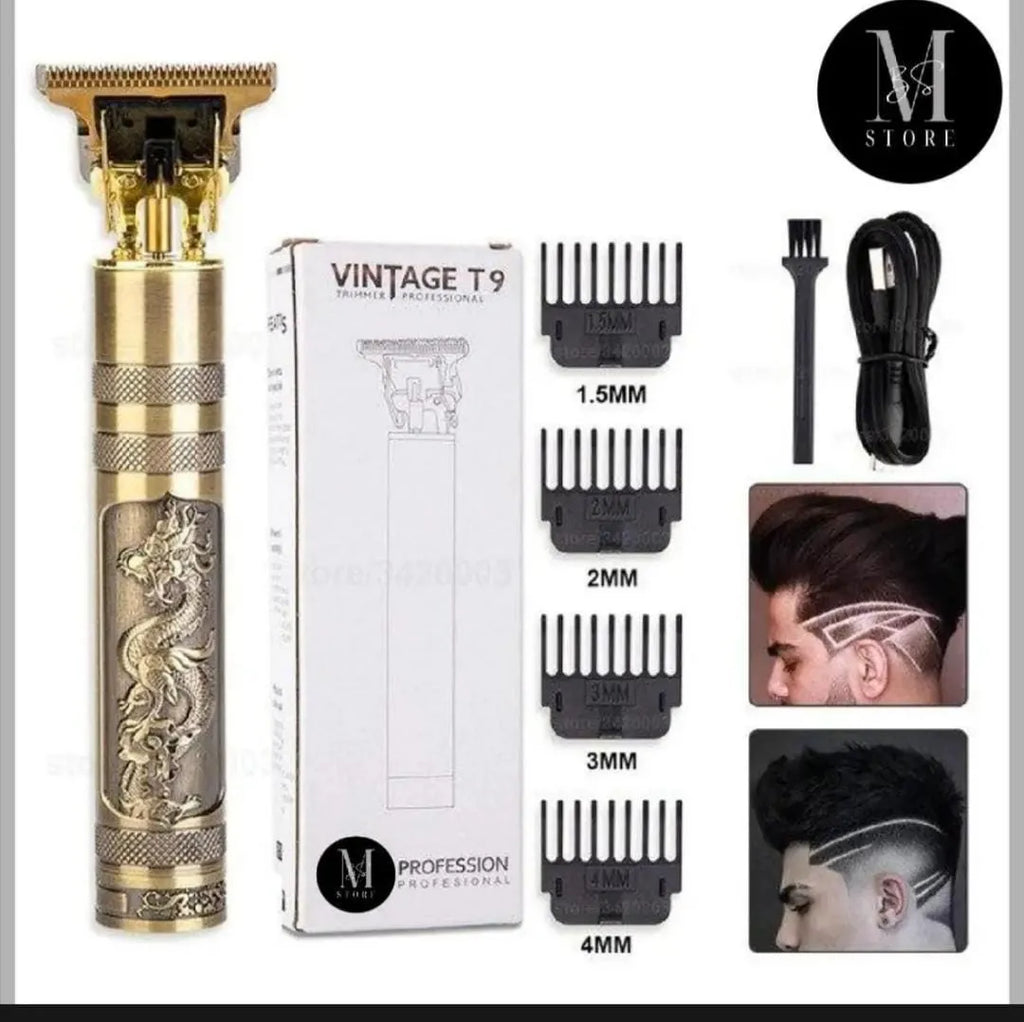 Rechargeable Hair Trimmer for men Brown silver