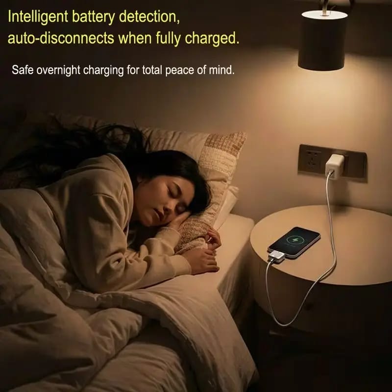 Smart full charge Selfe cut type _C  Adapter universal auto Disconnected for night charging over charge prevention separate