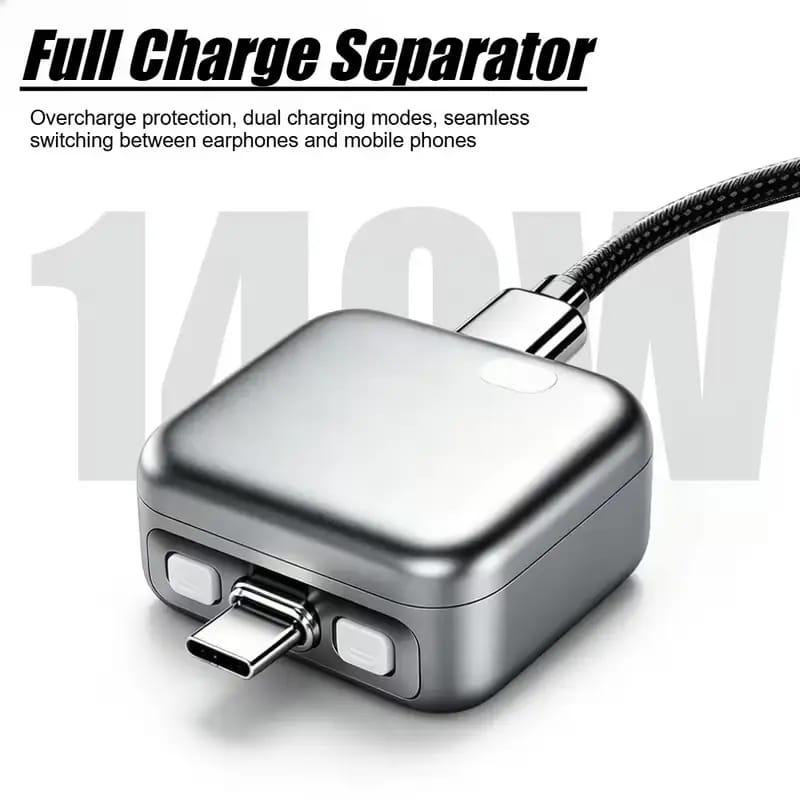 Smart full charge Selfe cut type _C  Adapter universal auto Disconnected for night charging over charge prevention separate