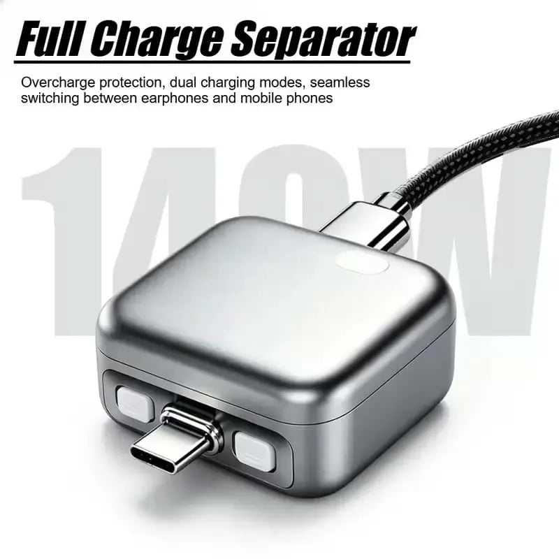Smart full charge Selfe cut type _C  Adapter universal auto Disconnected for night charging over charge prevention separate