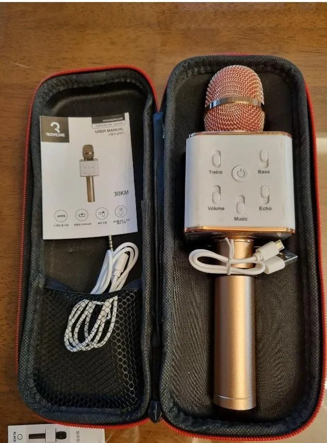 Bluetooth mini Mic with Speaker for Home and party use