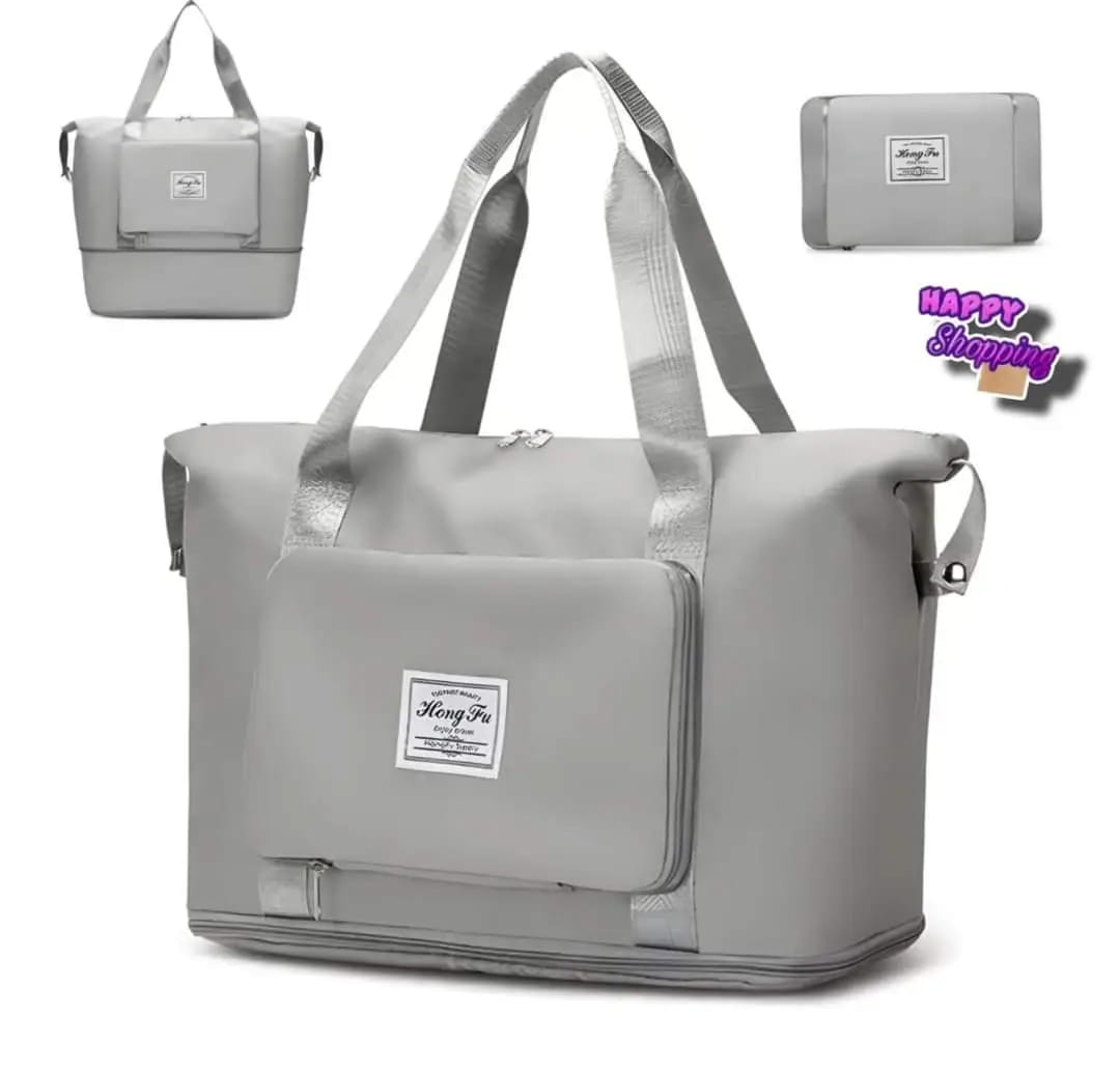 2 in 1 Folding  Travel Bag  larg capacity waterproof Duffel bag with Dry & wet separation