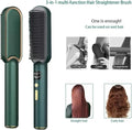 Green Hair comb for straight curly Hair styling