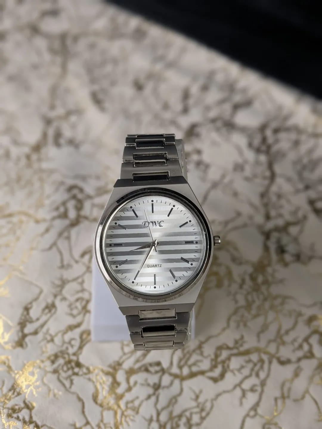 Woman Rose Gold  crystal watch with bracelet strap