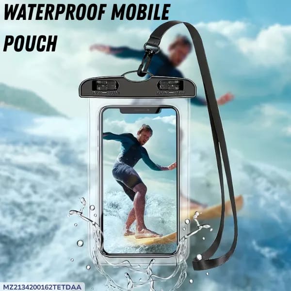 HD Transparent Waterproof Phone Case Cover with Secure Lock for Underwater Photography