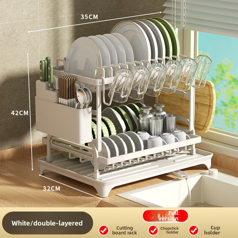 Stainless Steel Kitchen Dish Drainer Rack