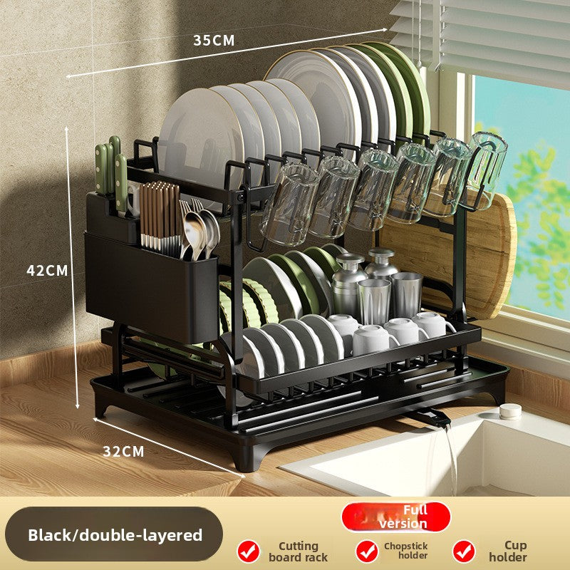 Stainless Steel Kitchen Dish Drainer Rack