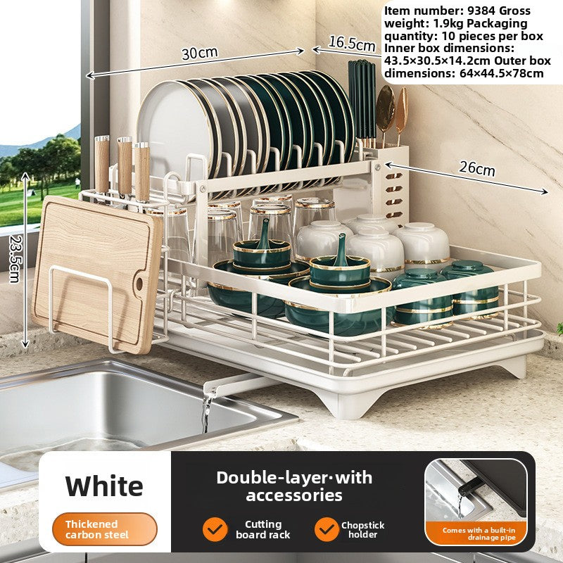 Stainless Steel Kitchen Dish Drainer Rack