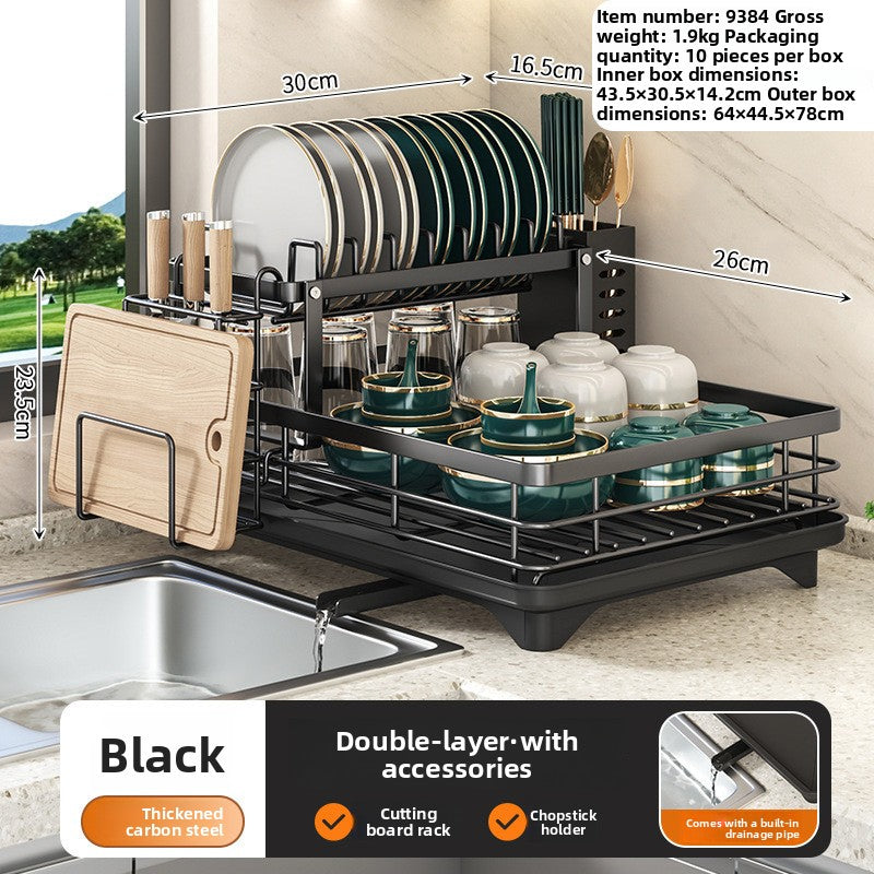 Stainless Steel Kitchen Dish Drainer Rack